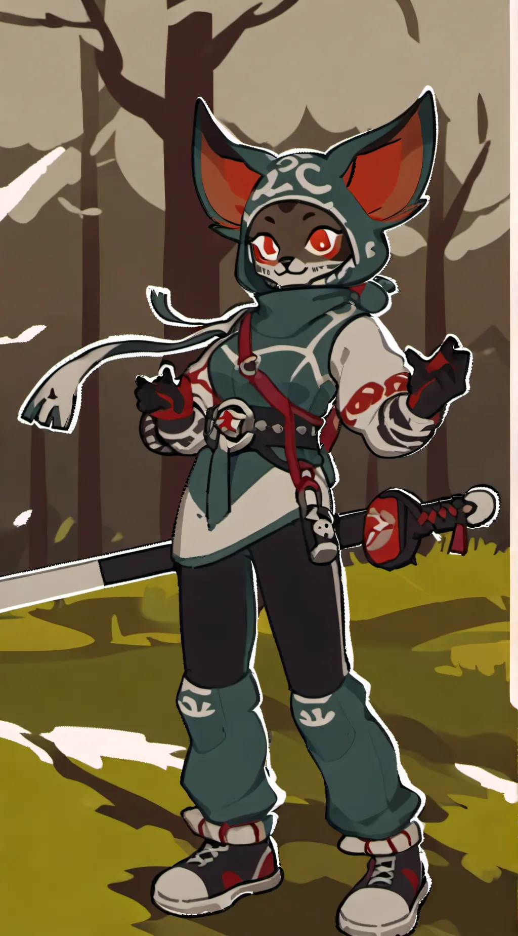 ai character: tharien friends  background