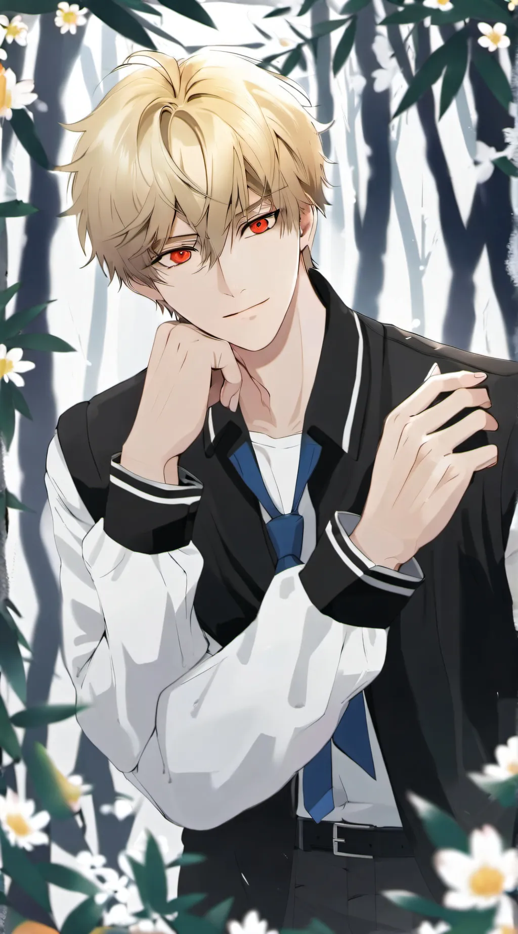 ai character: Mha in your room! background