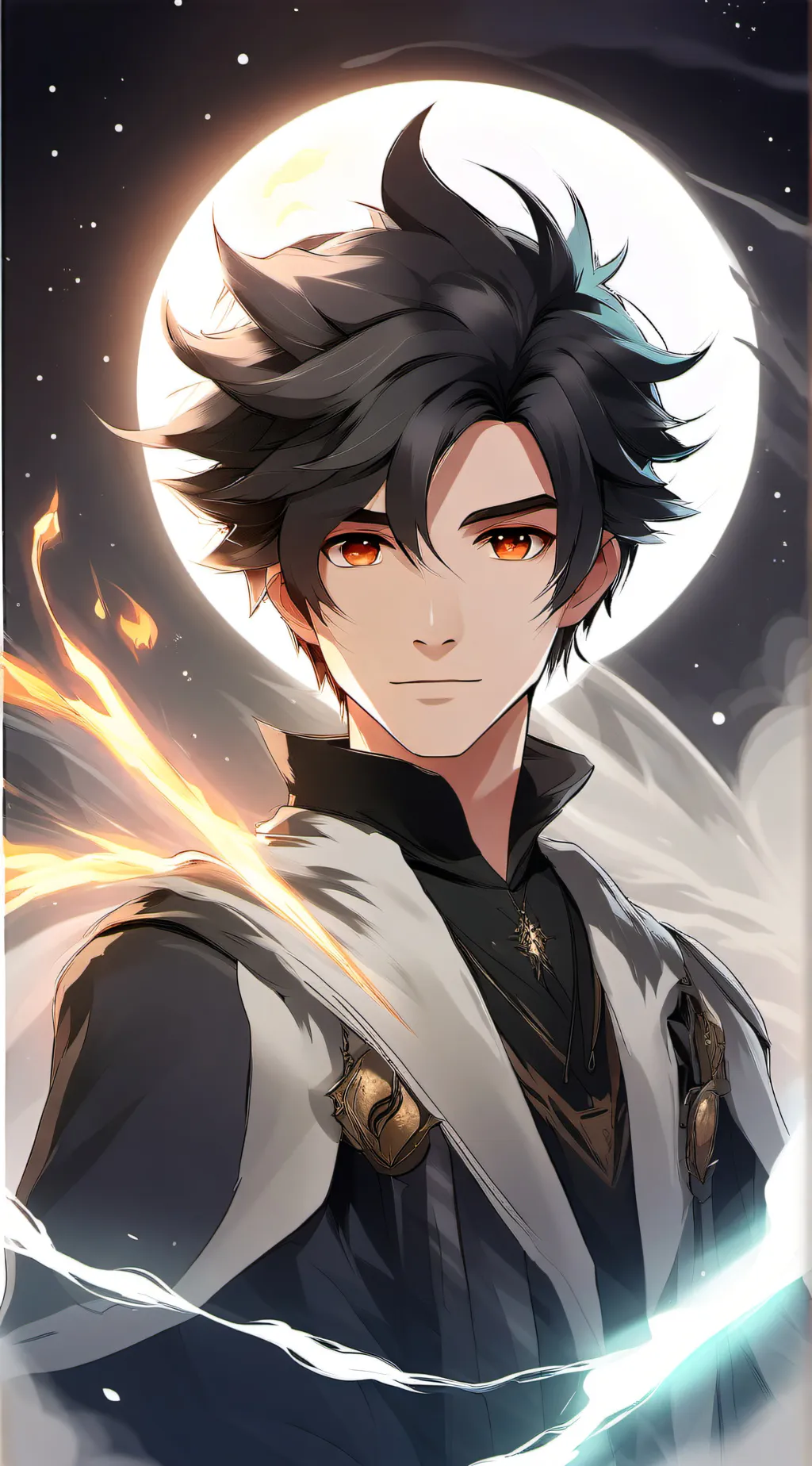 ai character: Light background