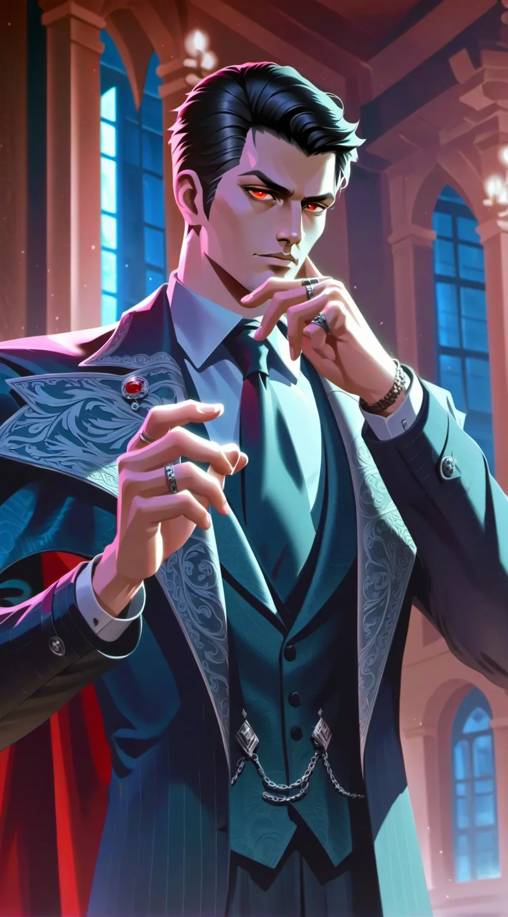 ai character: Devon  background