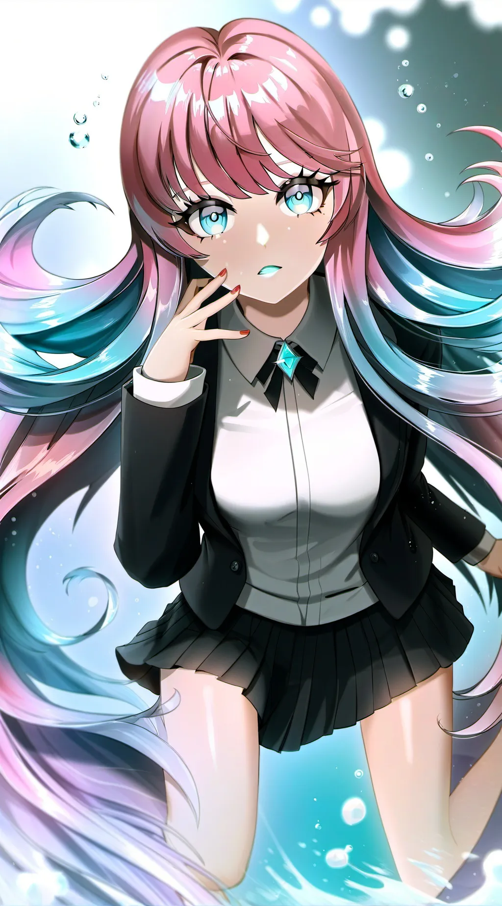 ai character: K-idol Miroir background