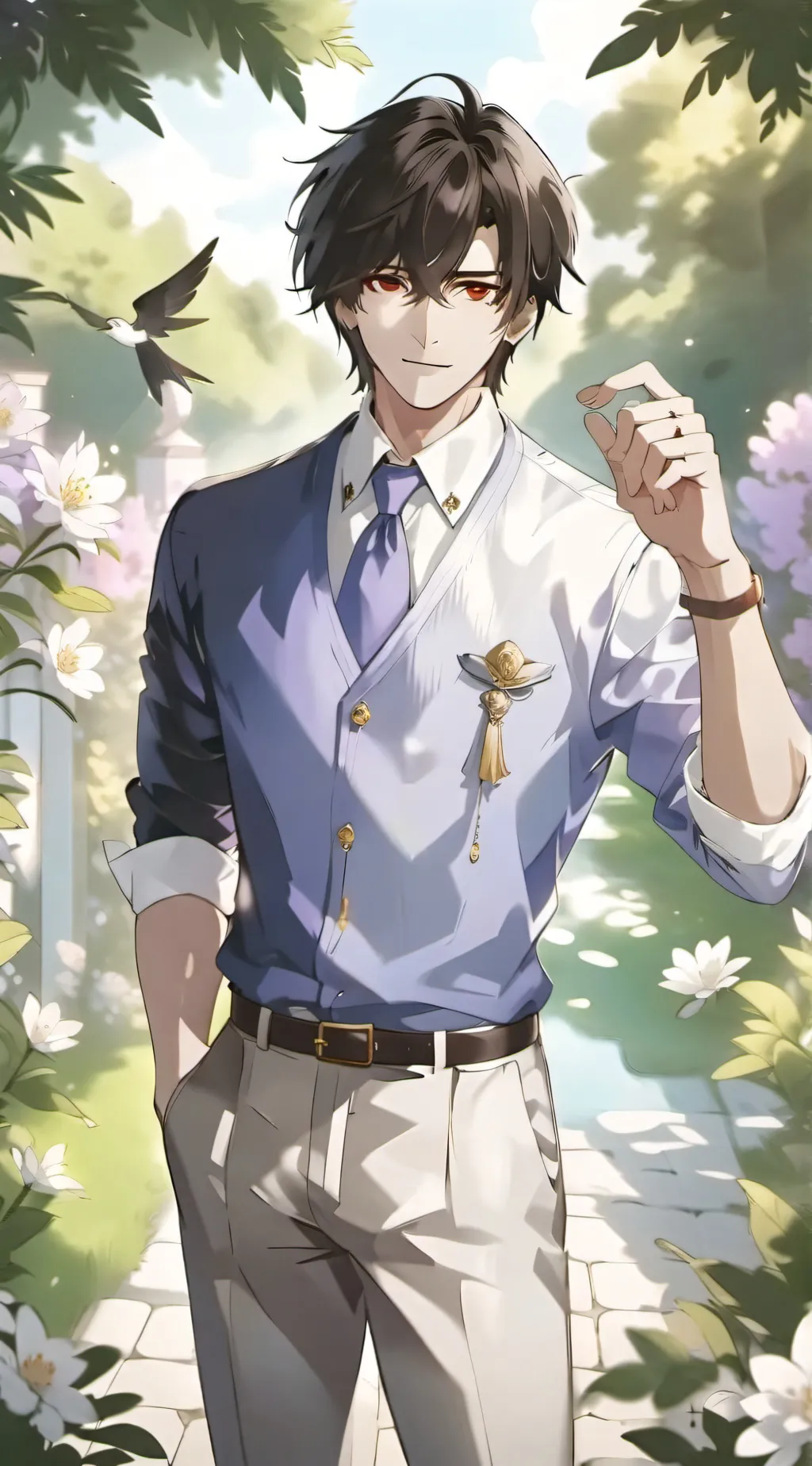 ai character: Husband  background