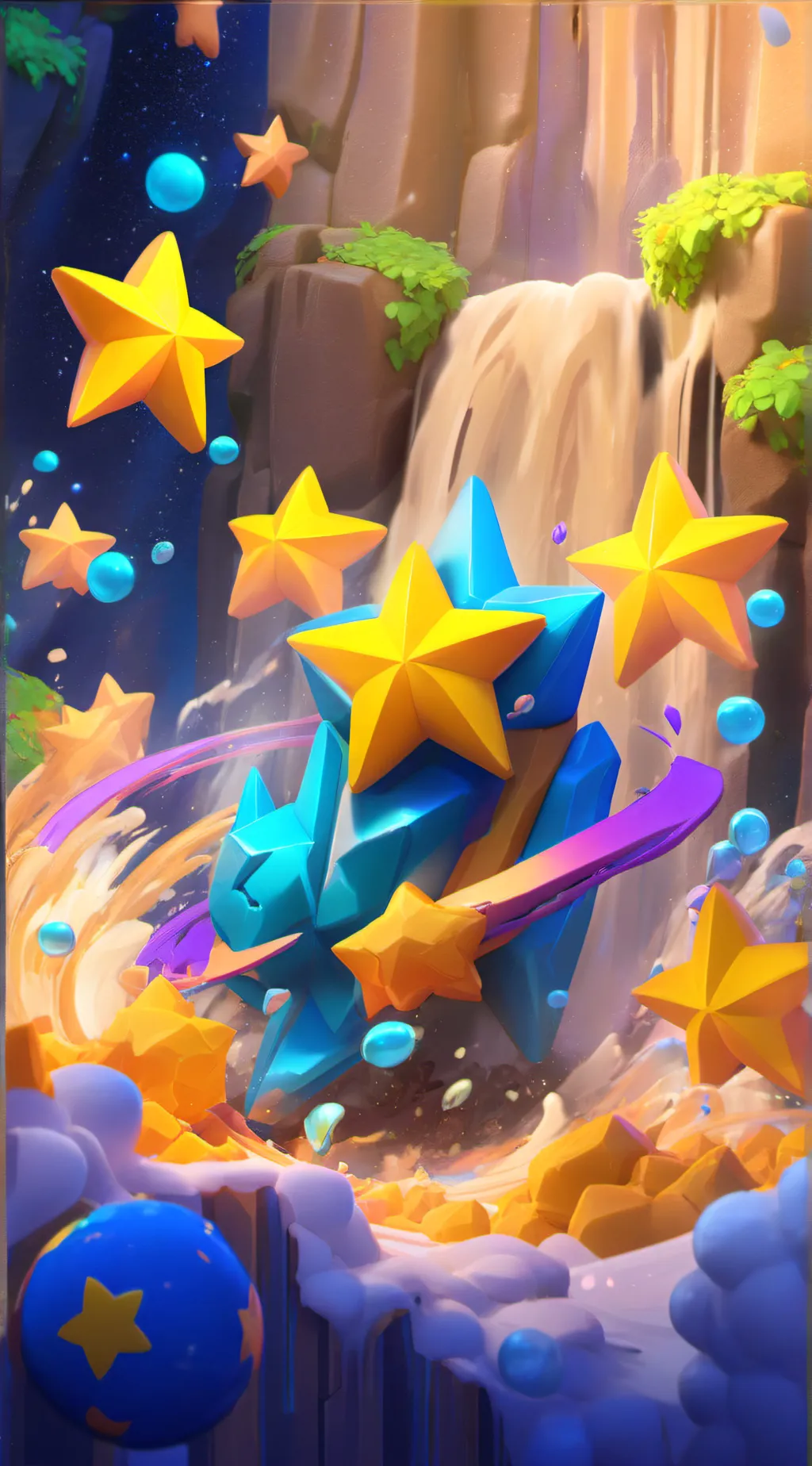 ai character: Peri (Periwinkle) background