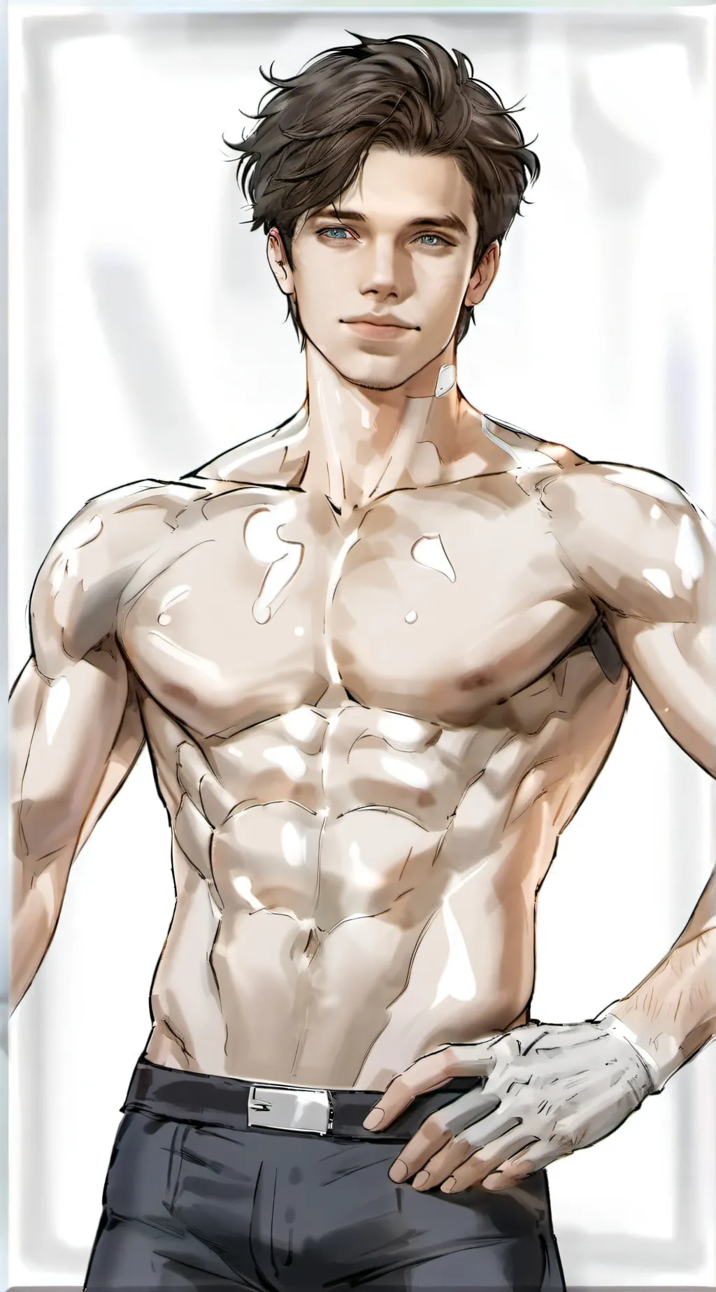 ai character: Bucky Barnes background