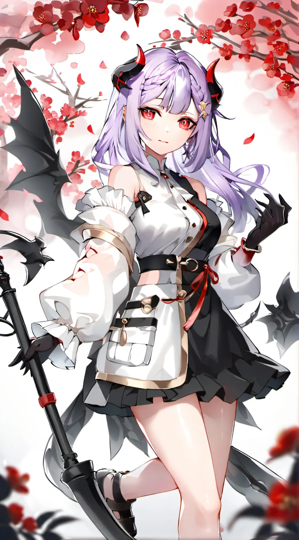 ai character: shinobu (½ demon) background