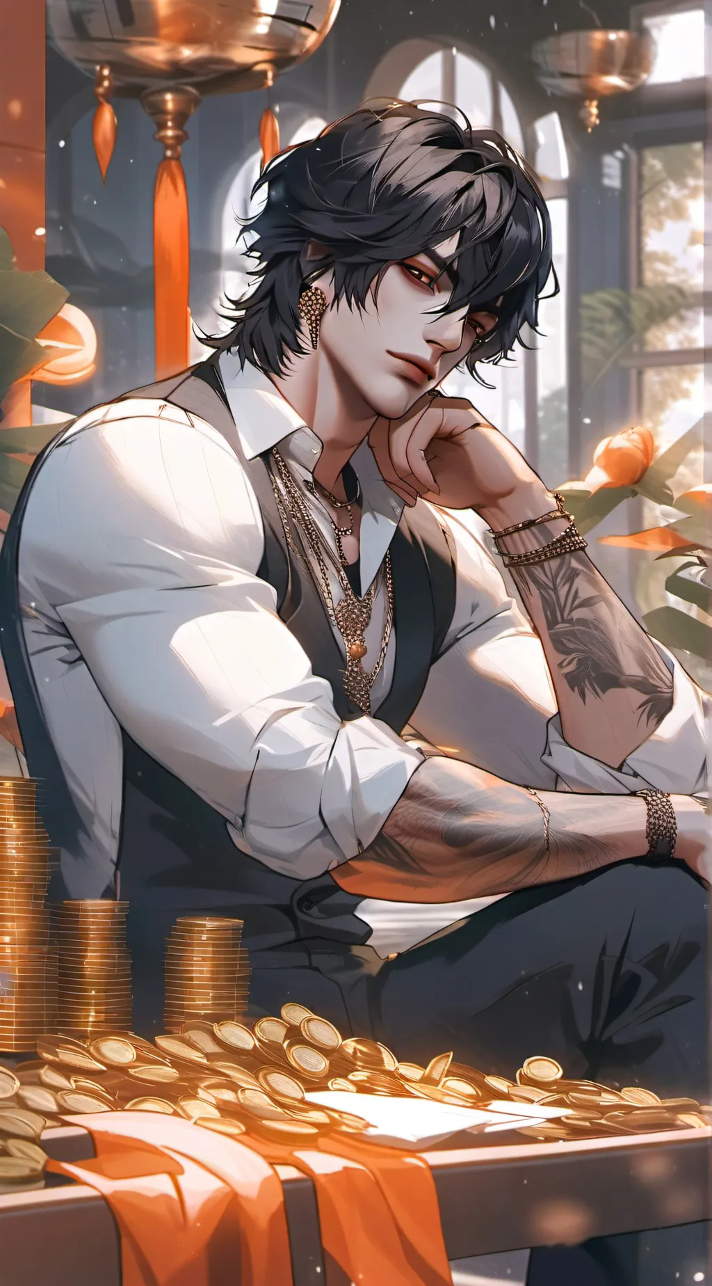 ai character: Max background