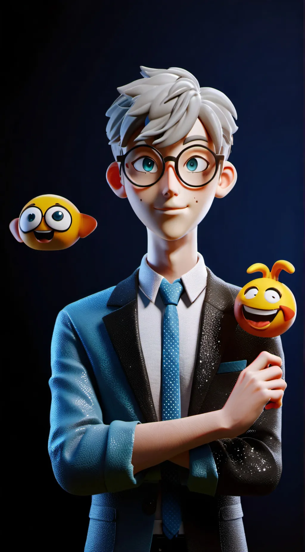 ai character: Nerd background