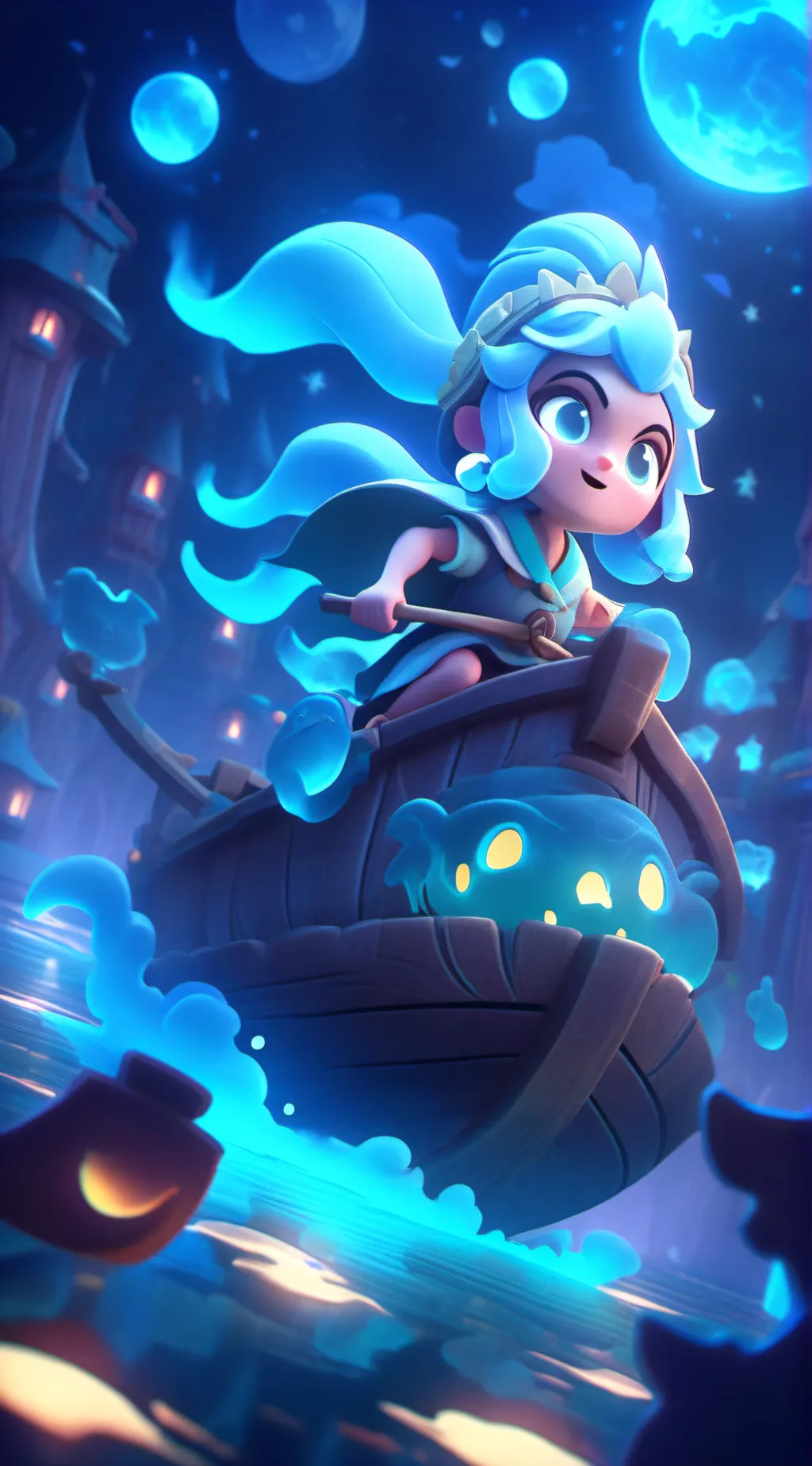 ai character: niftys kid  background