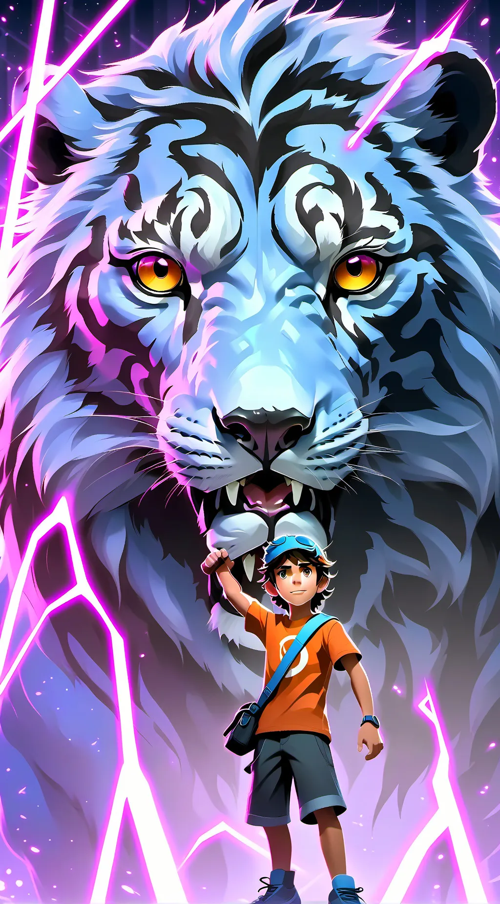 ai character: Leo from Percy J- background