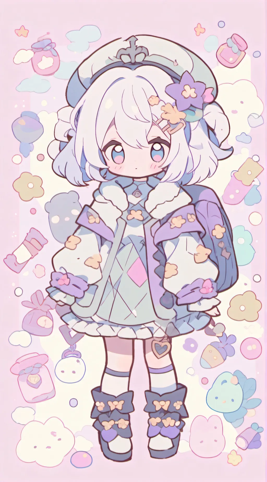 ai character: country humans background