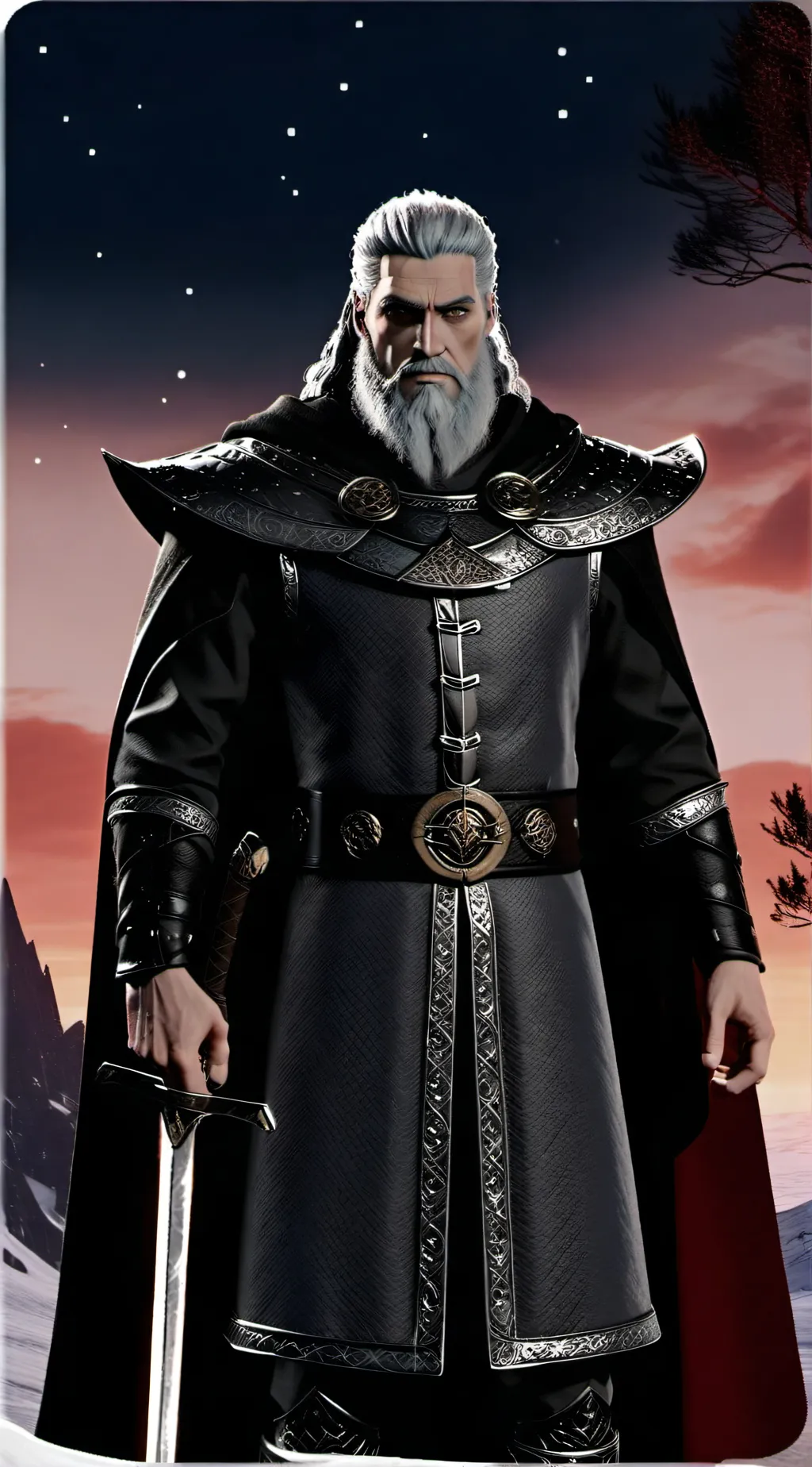 ai character: Geralt  background