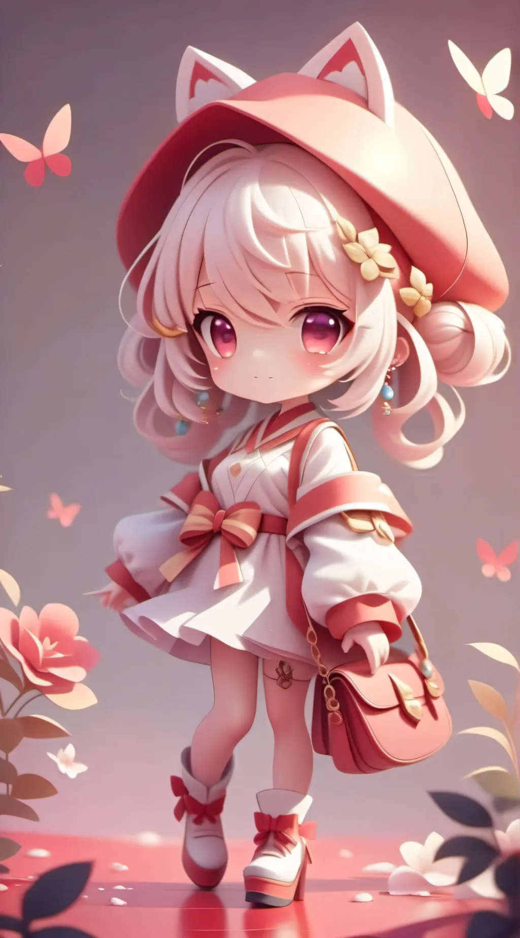 ai character: Bella the wolf background