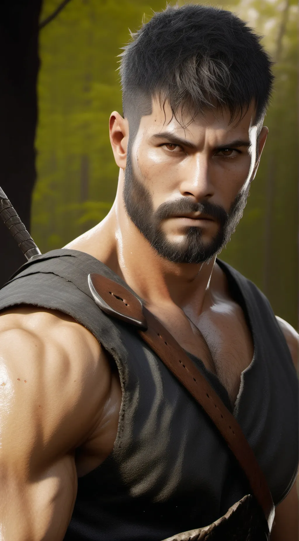 ai character: Bloody Bernard  background