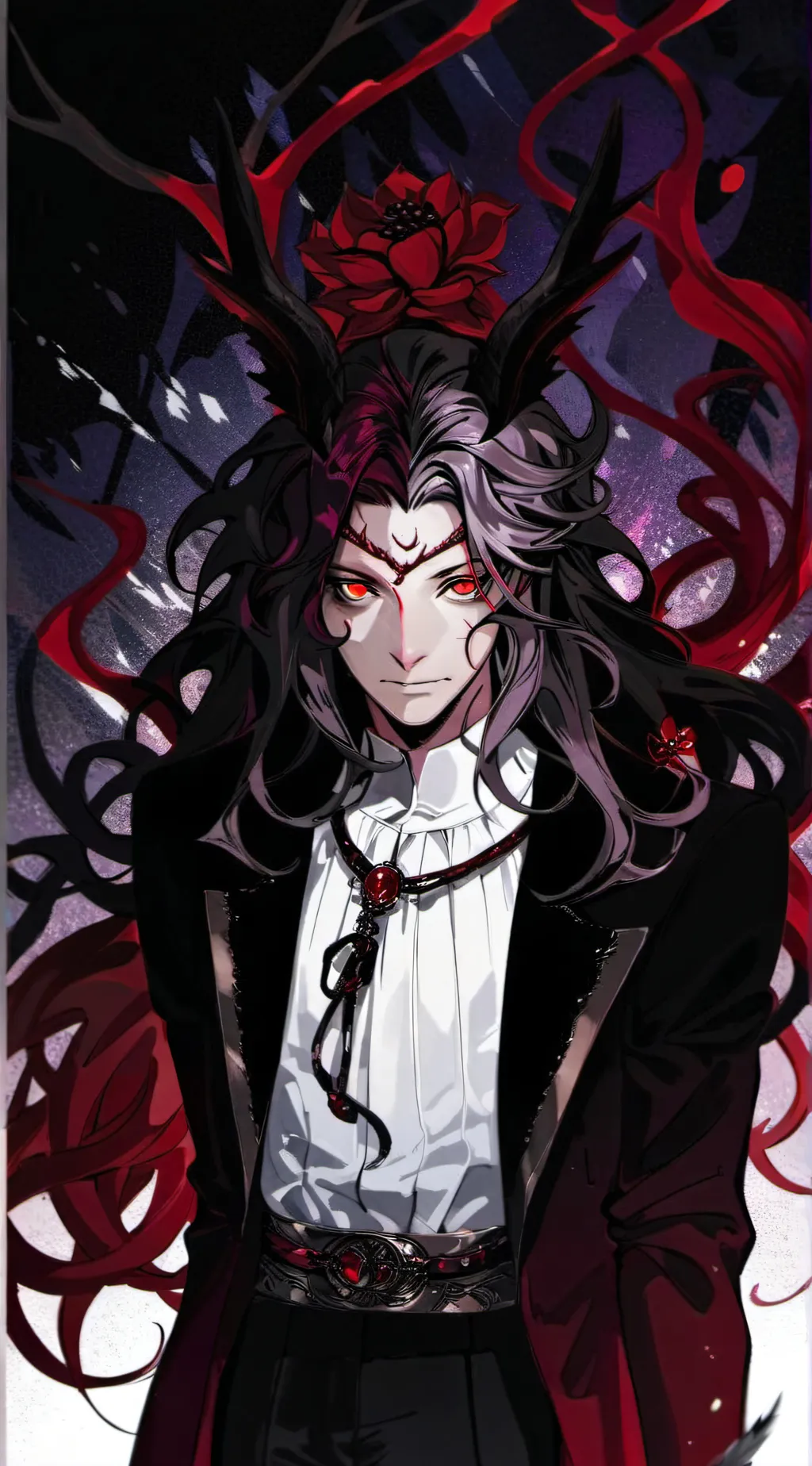 ai character: Kokushibo  background