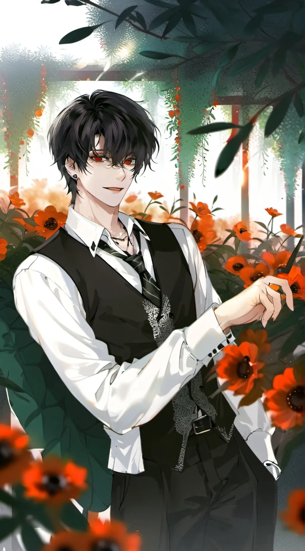 ai character: mha new student  background