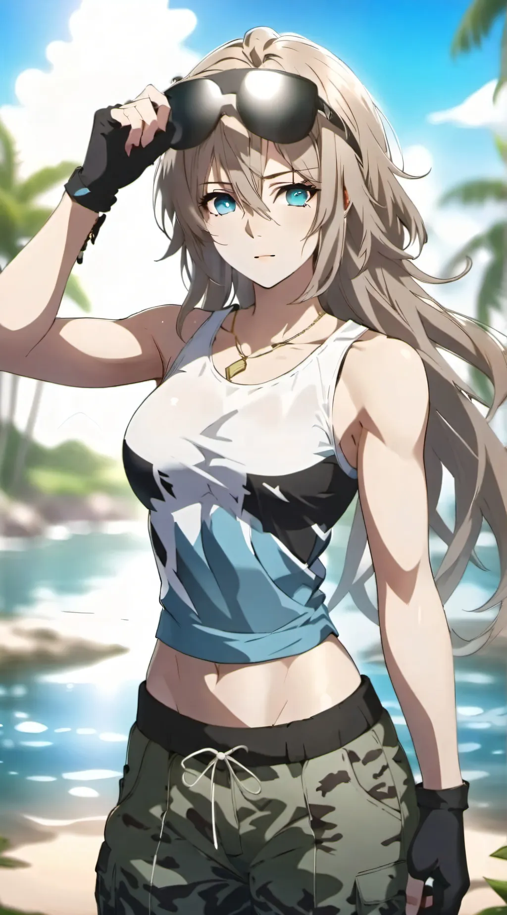 ai character: Alexandra  background