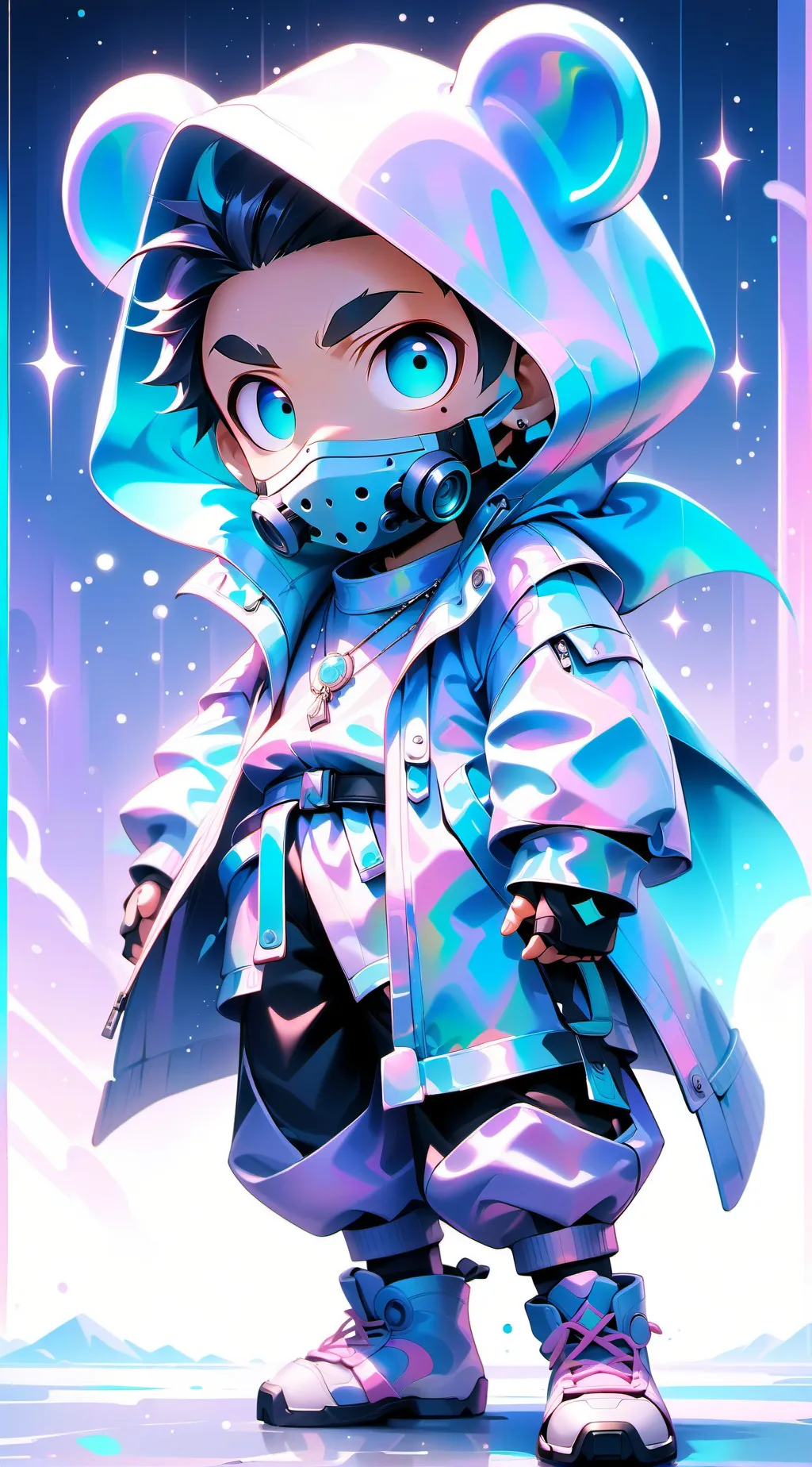 ai character: Asuras wrath background