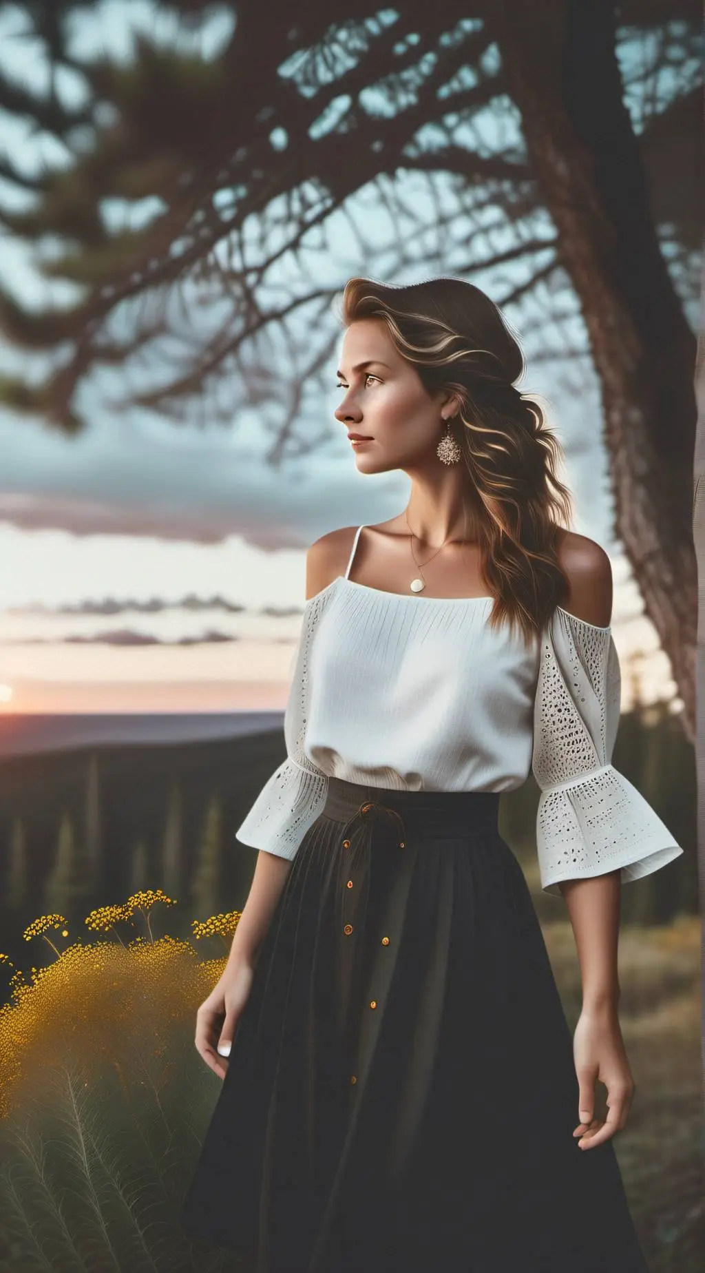 ai character: Wally AU snow day! background