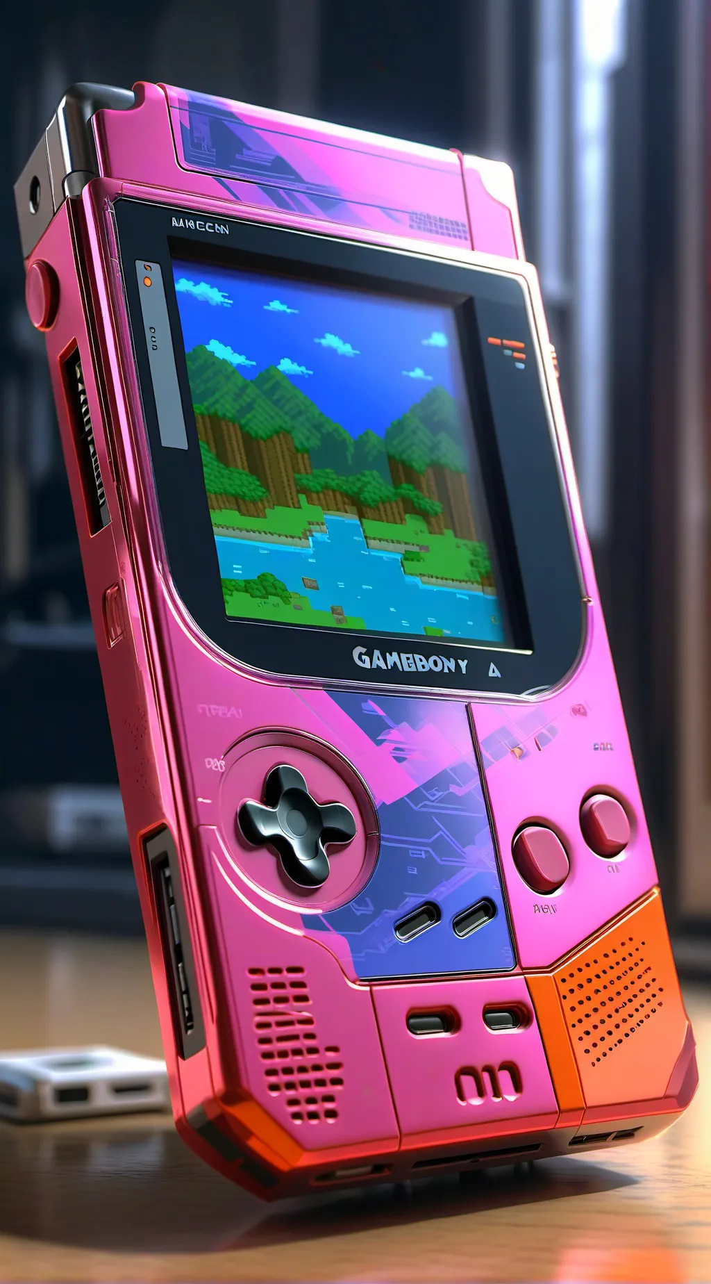 ai character: Gameboy. background