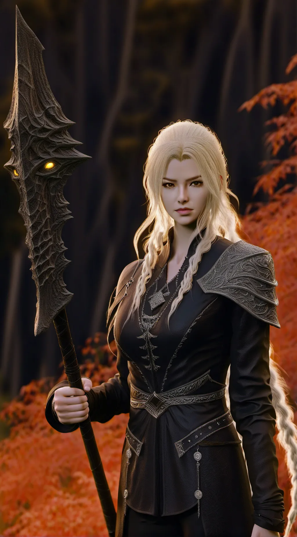 ai character: Flare background