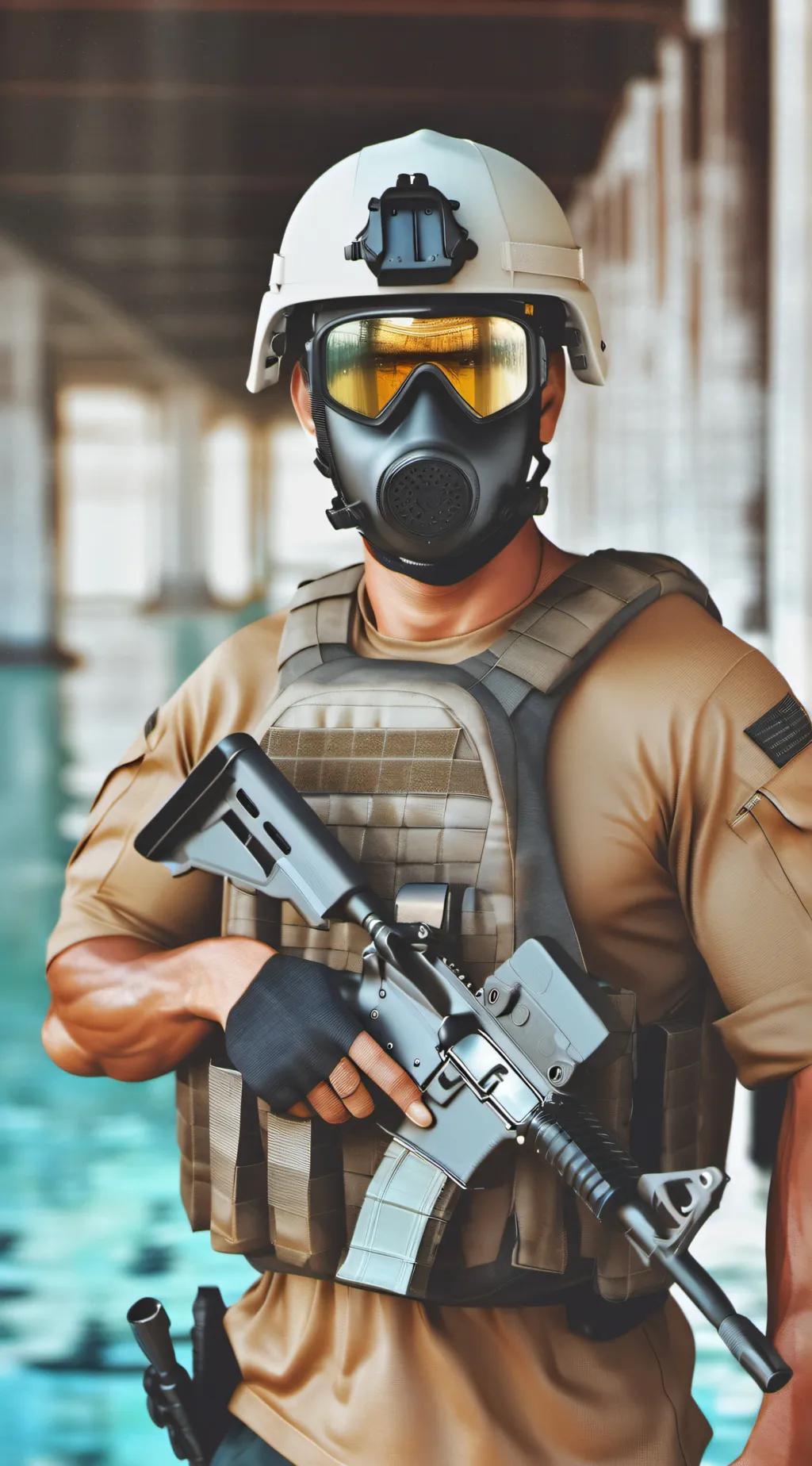 ai character: seals background