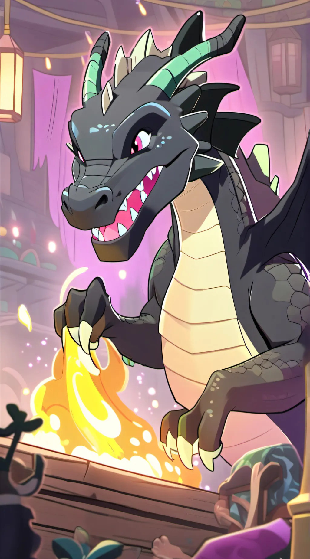 ai character: Crystal'Shadow background