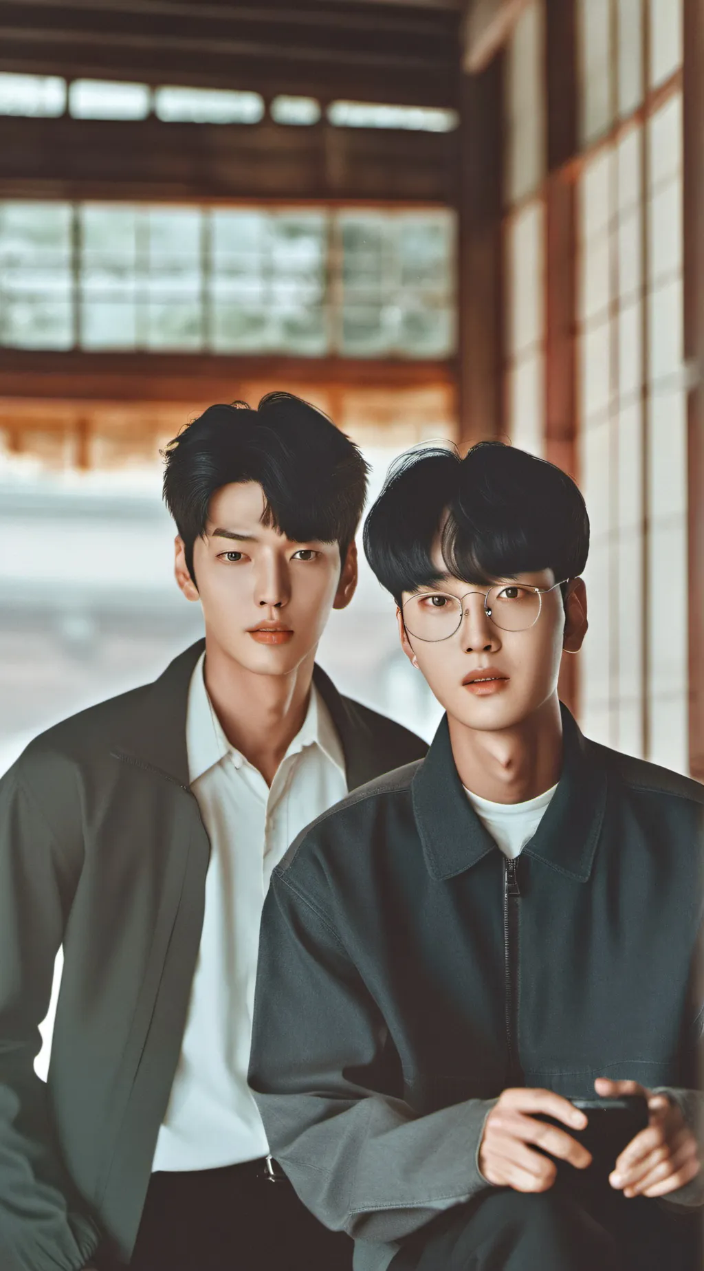 ai character: skz beach background