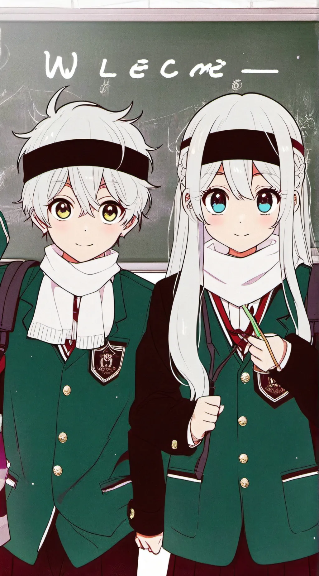 ai character: Welcome to MMHS! background