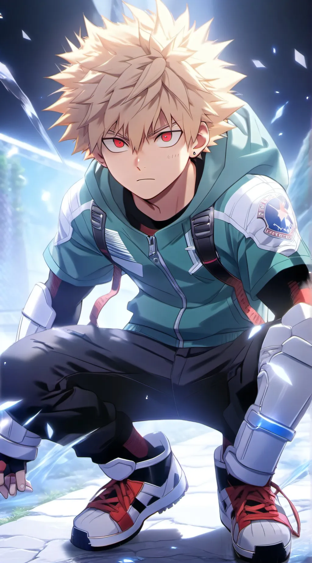 ai character: Dynamight background