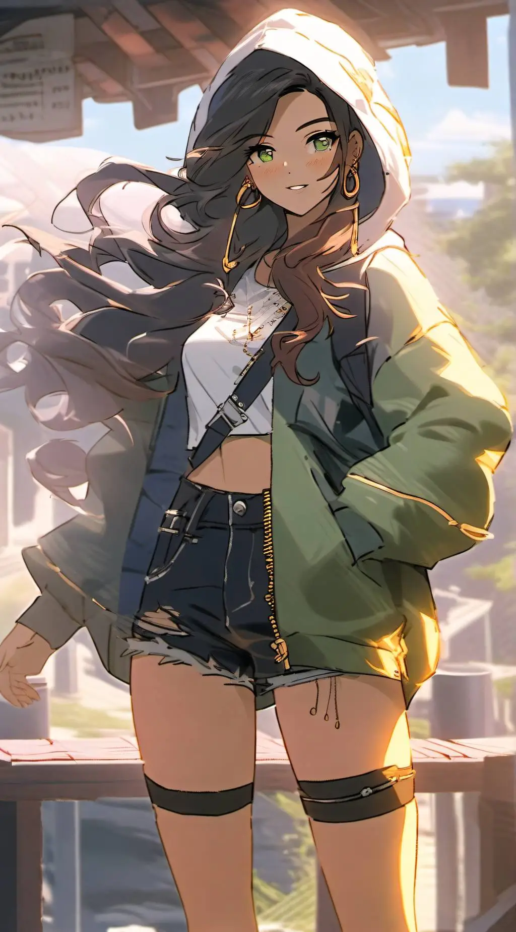 ai character: Krea background