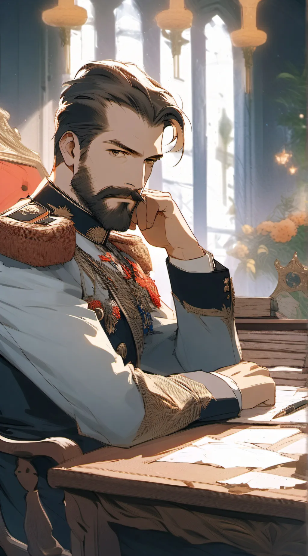 ai character: Nicholas Romanov background