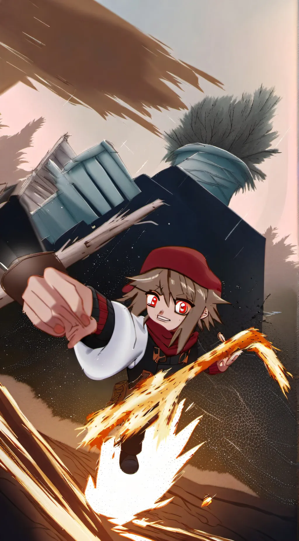 ai character: mha war background