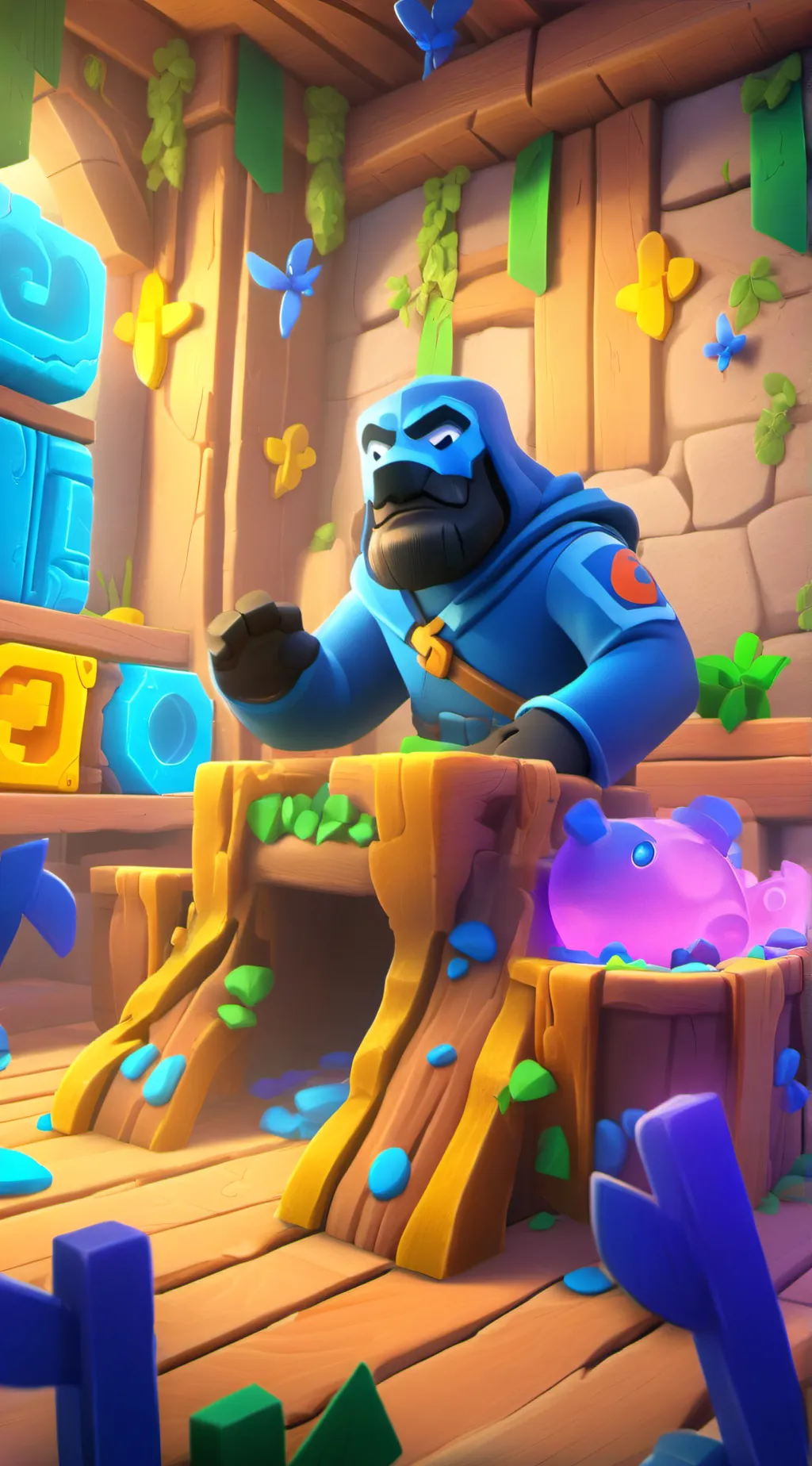 ai character: Gamers groupchat background