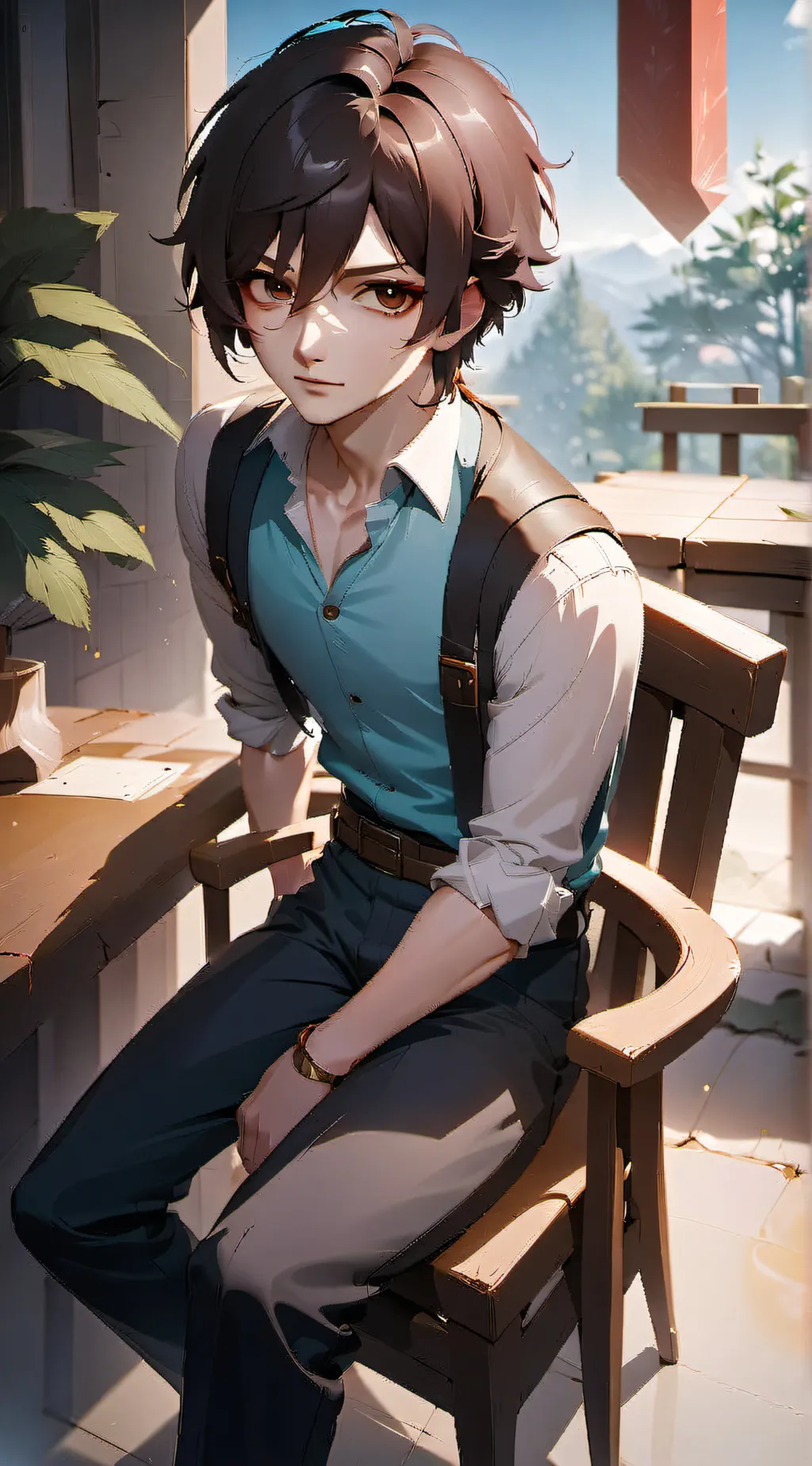 ai character: Laim♡◇ background