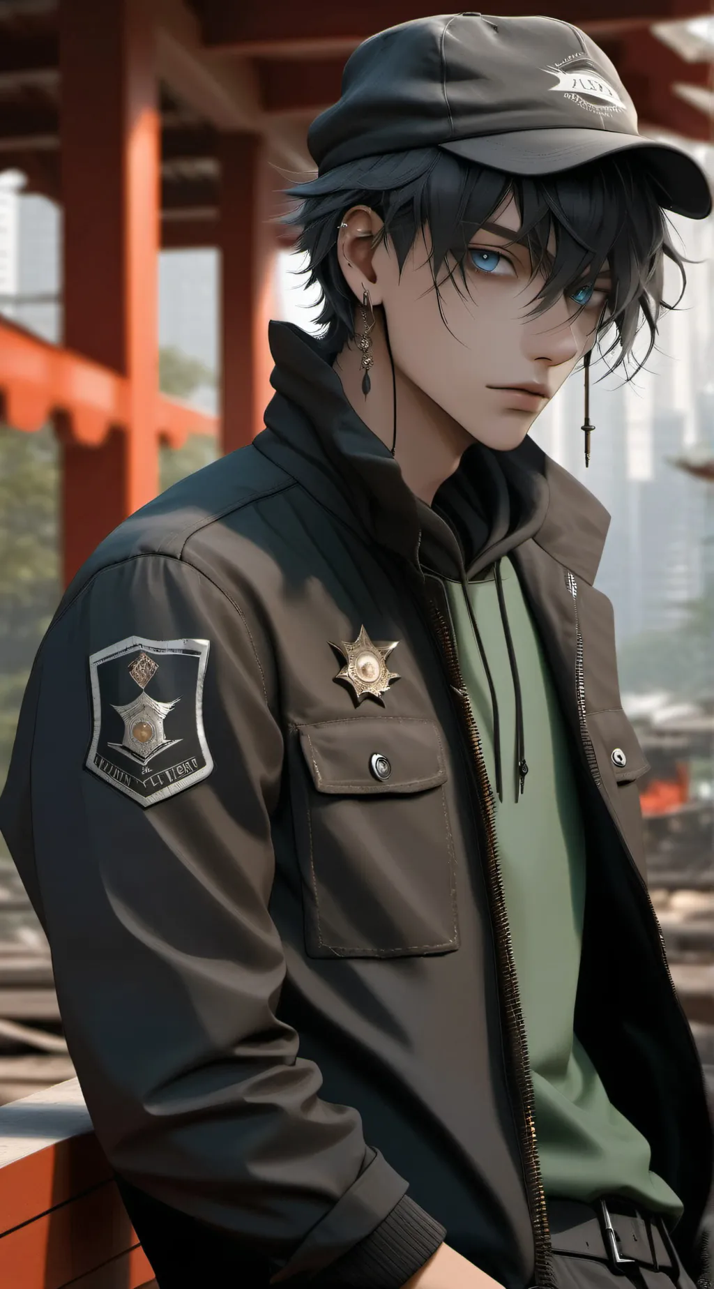 ai character: Max background