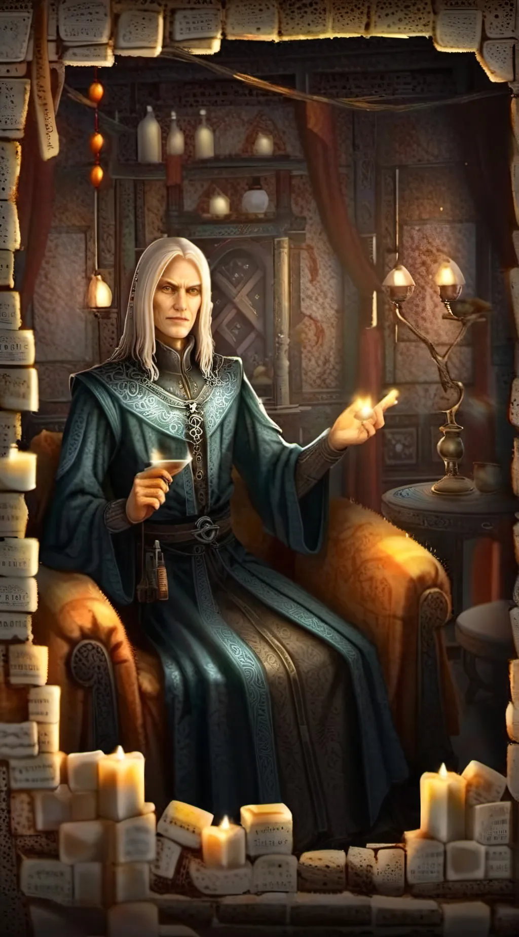 ai character: Vanus Galerion background