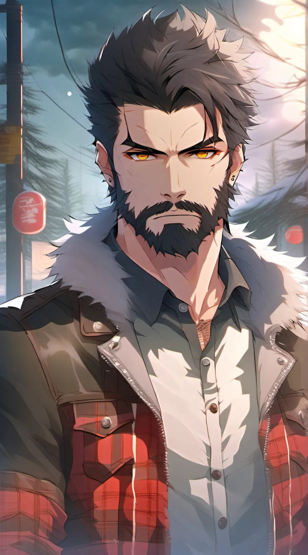 ai character: Larry background