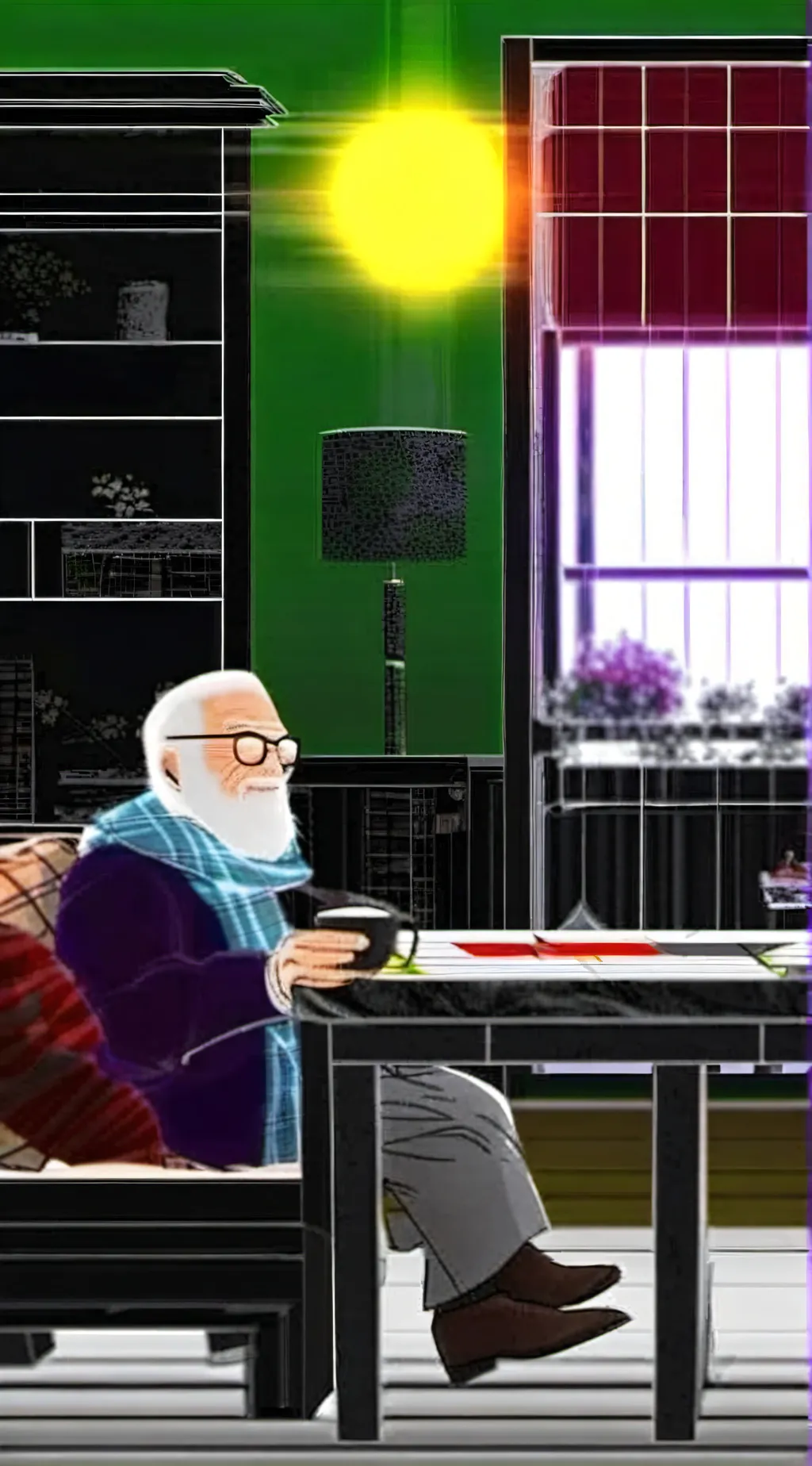 ai character: baby utcm background