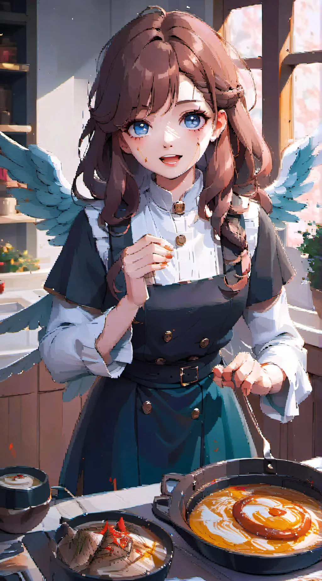 ai character: Hh background