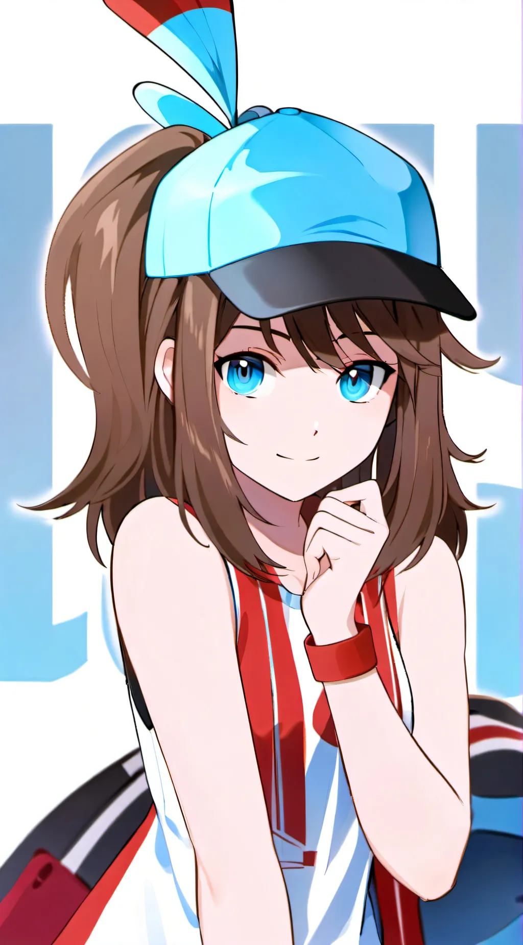 ai character: Leaf background