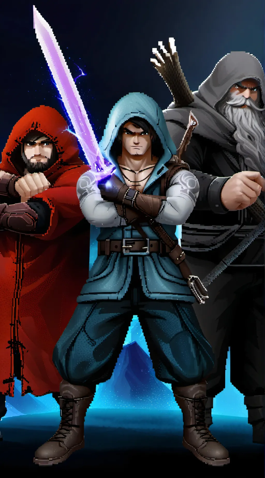 ai character: item asylum background