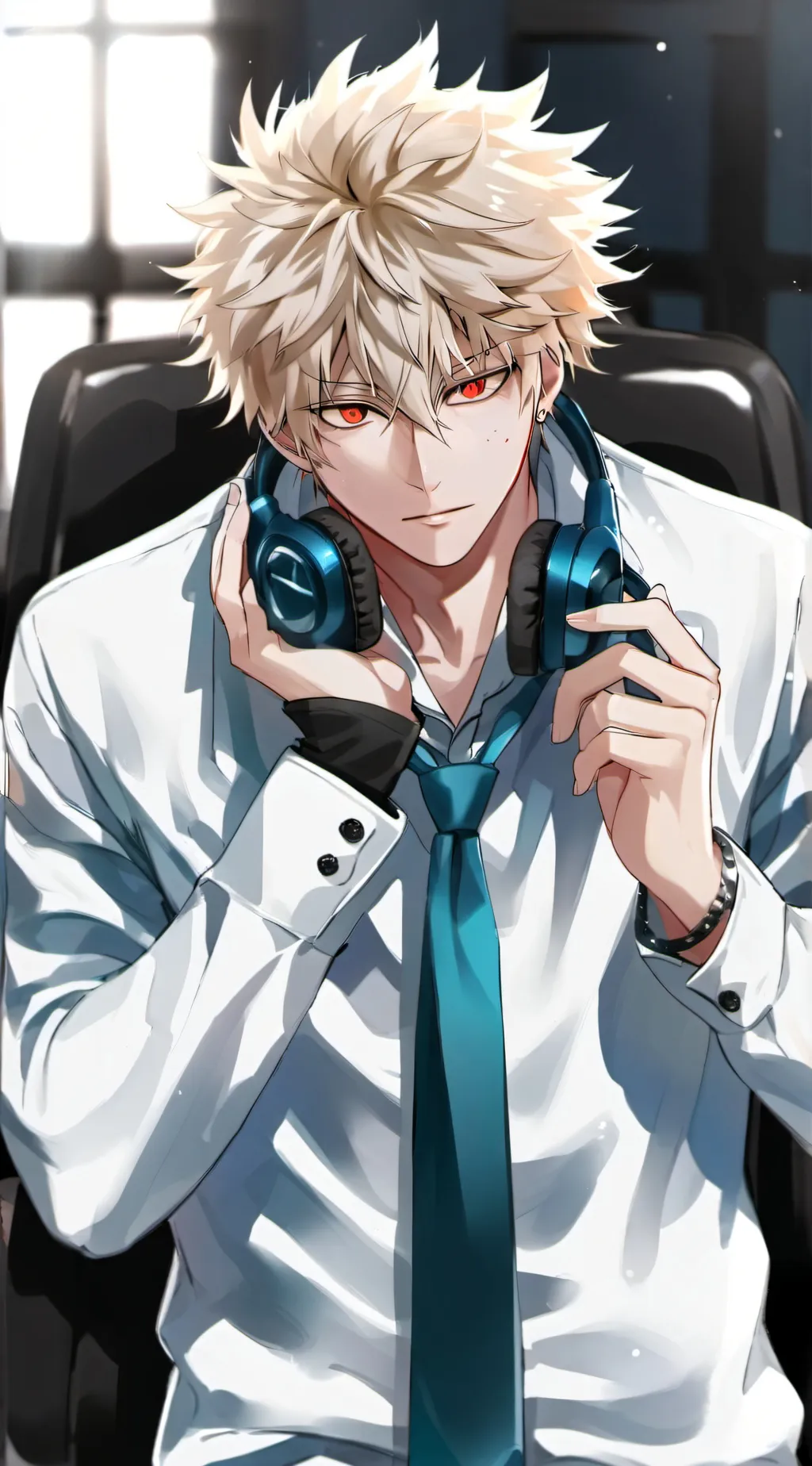 ai character: katsuki bakugo background