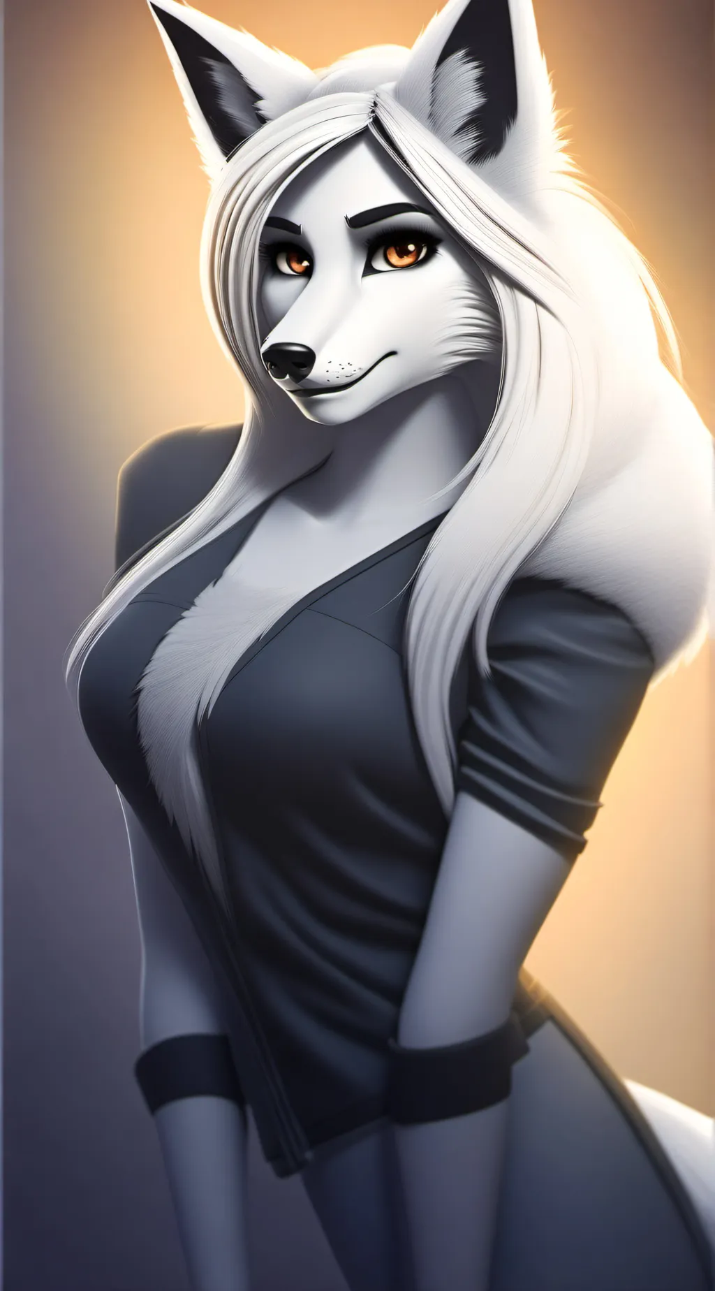 ai character: Arisa  background