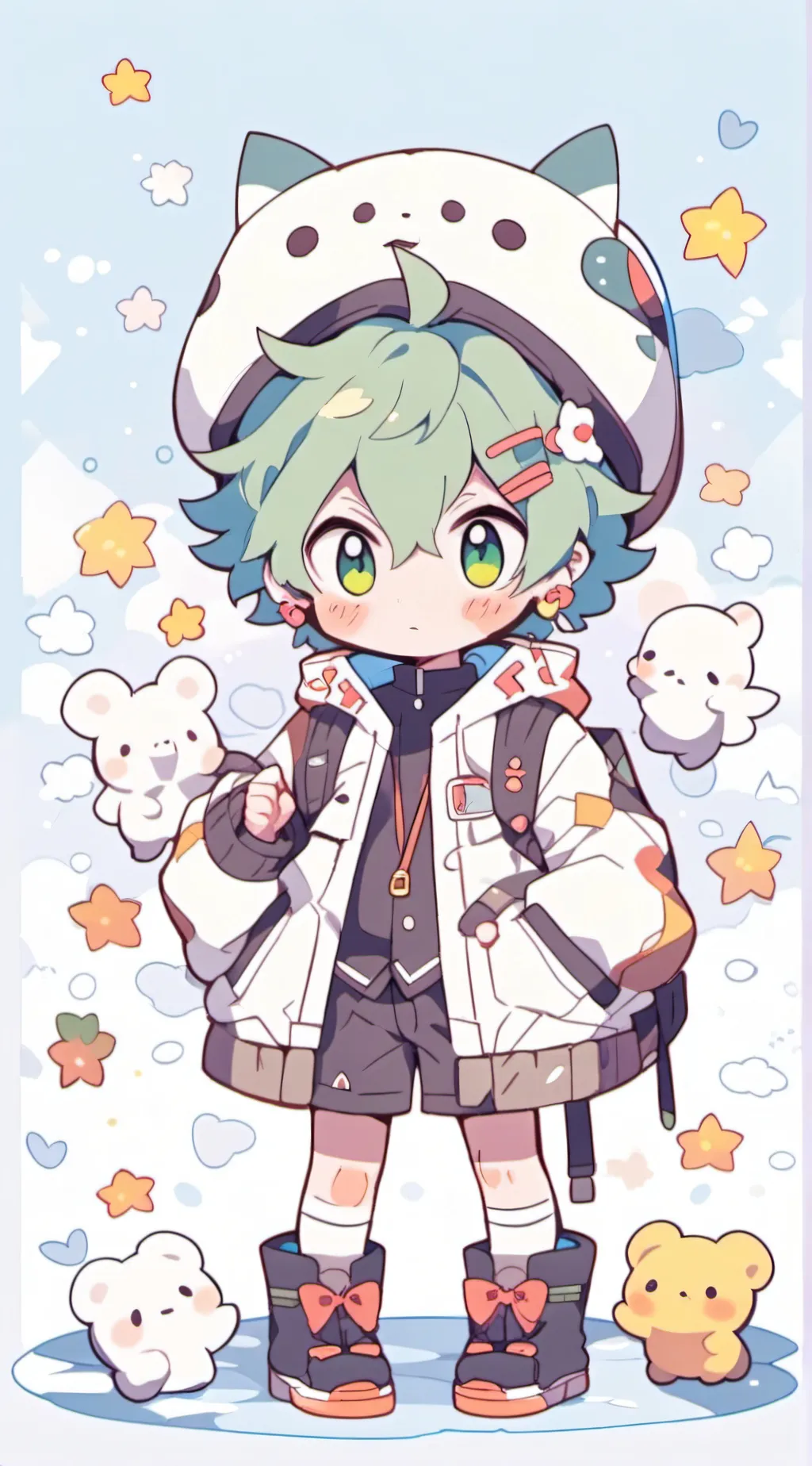 ai character: Deku’s ex… background