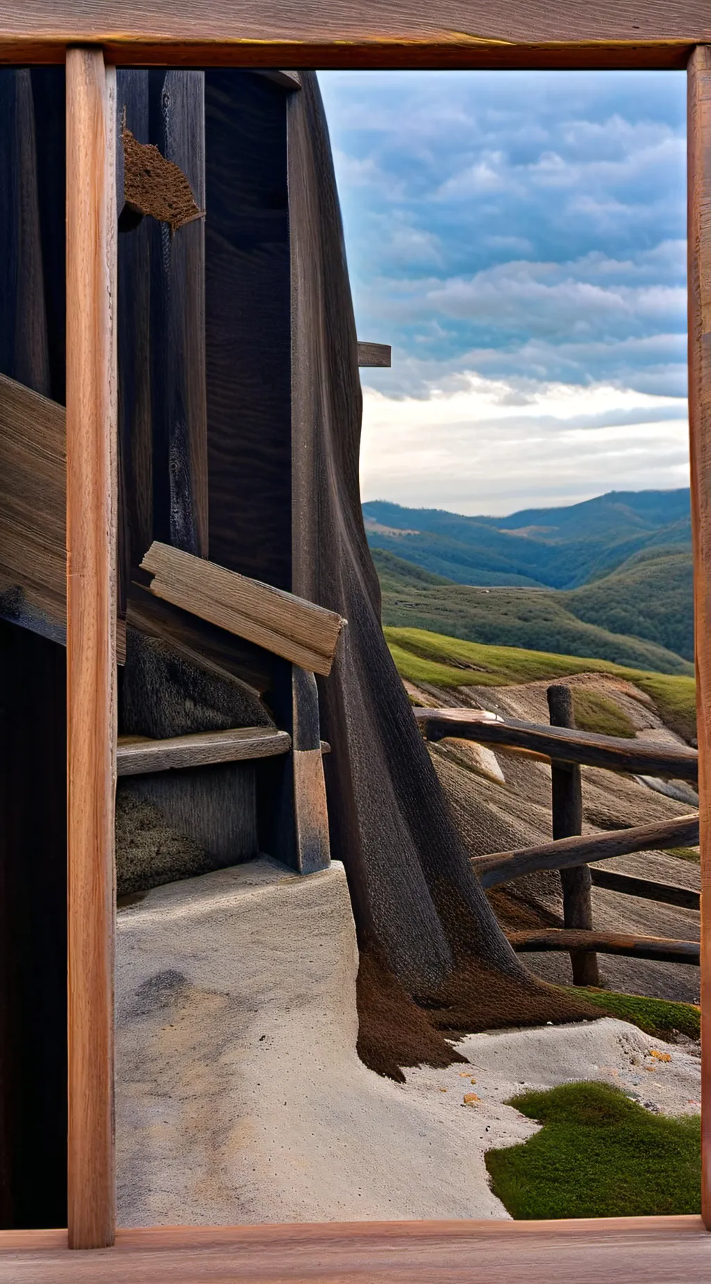 ai character: Stable  background