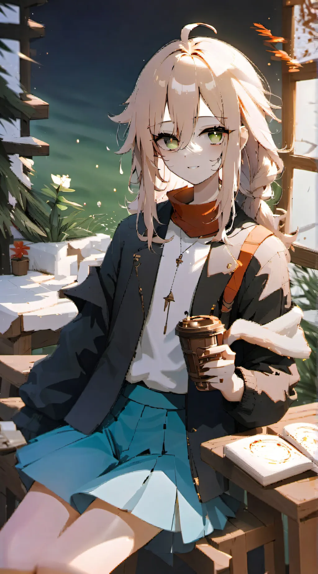 ai character: Lucky background