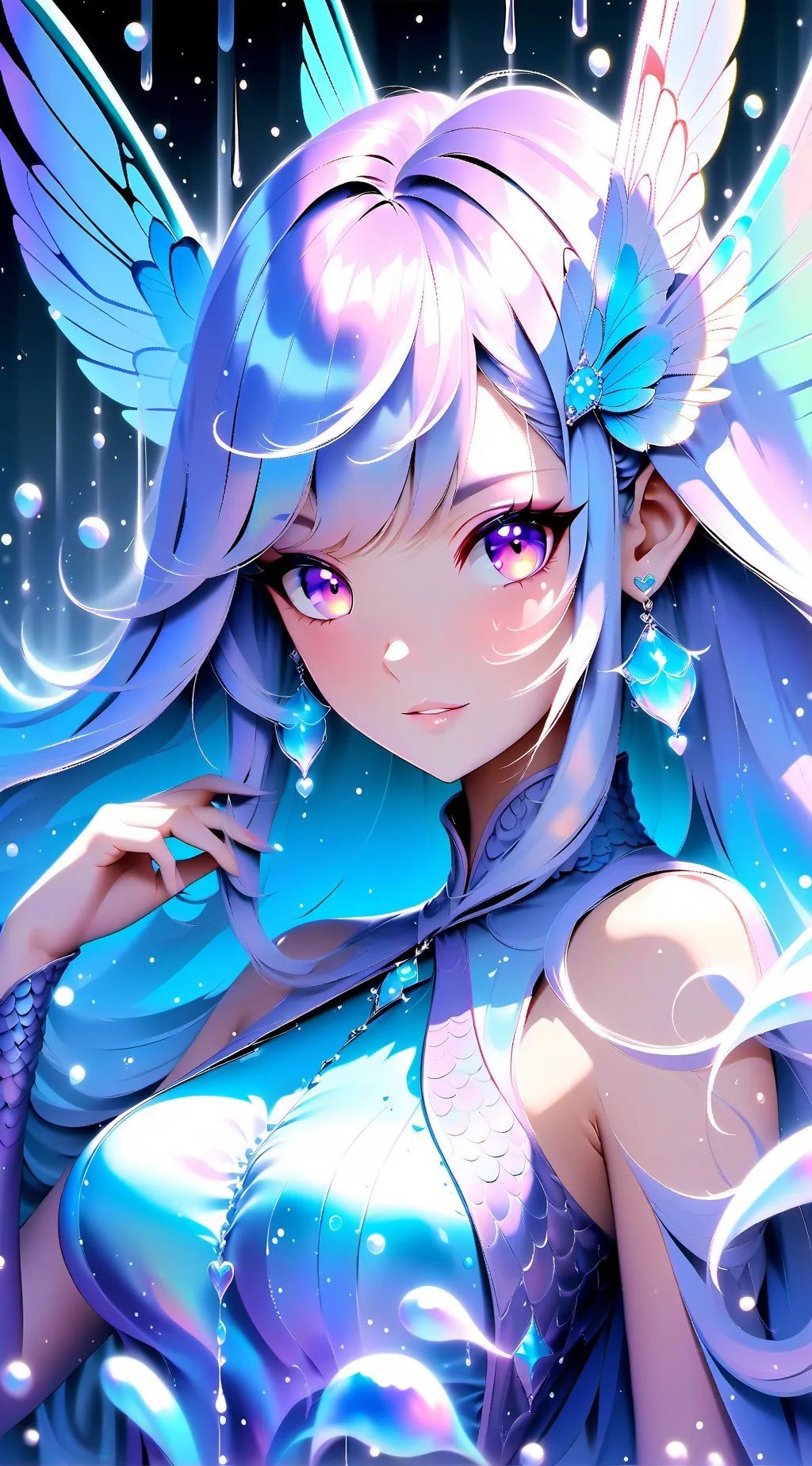ai character: Luna background