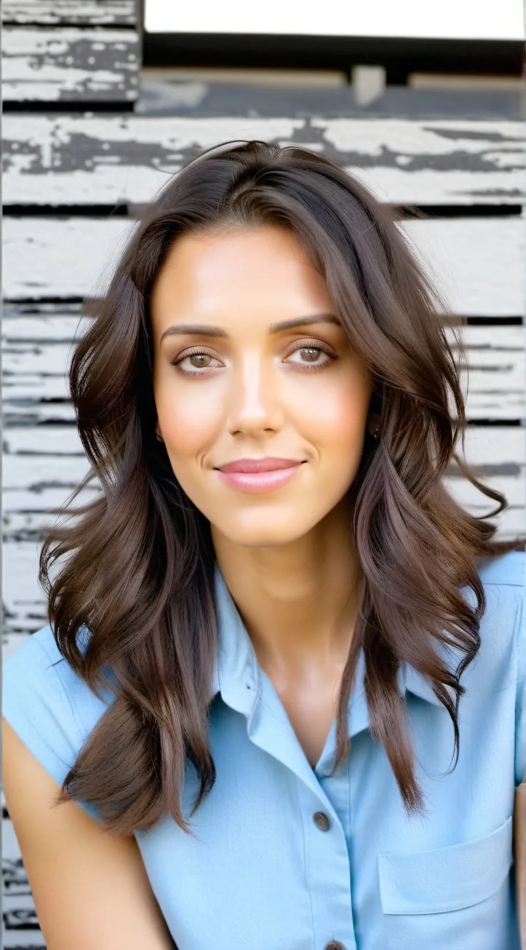 ai character: Jessica Alba  background