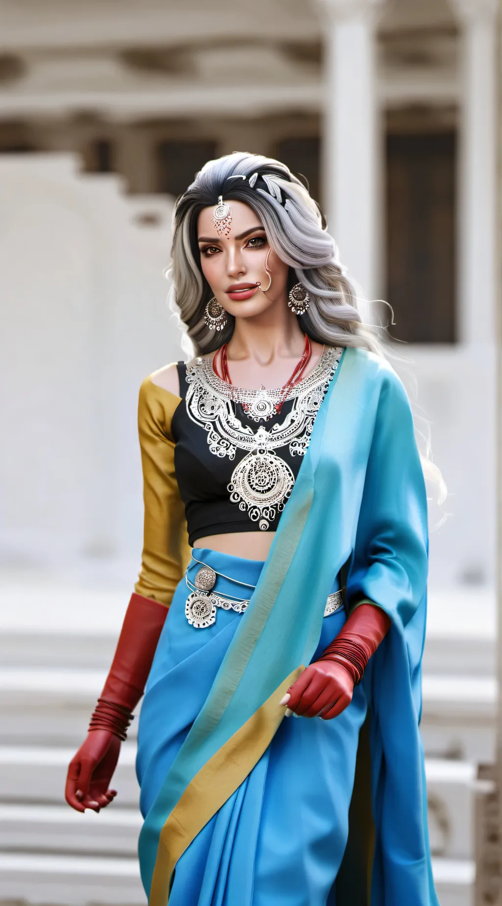 ai character: Harley and wonder  background