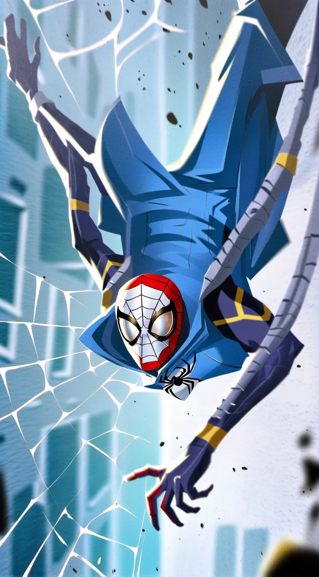 ai character: Spider cat background